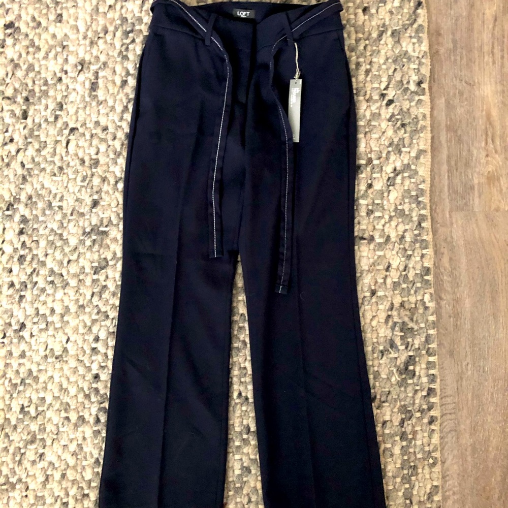 LOFT navy blue trouser